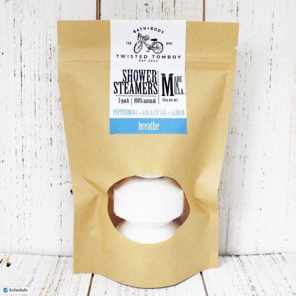 Source Unknown Other - NWT- Shower Steamers | Breathe | Eucalyptus+Peppermint+Lemon | Christmas gifts